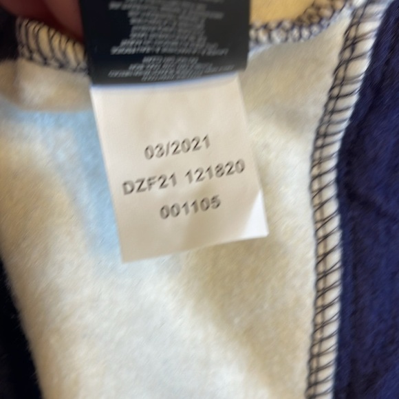 Seattle Seahawks '47 XL Lacer V-Neck Pullover Hoodie - Navy/Black licensed gear - Picture 6 of 8